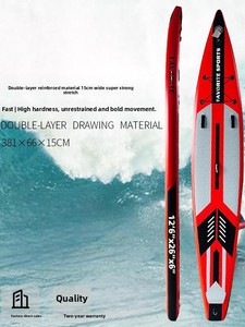 Tabla de Paddle Surf Inflable, Tabla de Carreras y Crucero, Tabla <span class=keywords><strong>SUP</strong></span> Portátil de PVC/EVA con una Sola Aleta, 14 kg, Ligera, Multiusos - Product Image 1