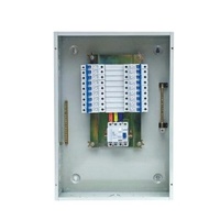 Tableau de distribution électrique en acier 220/380V 100A 2 prises Boîte de distribution MCB