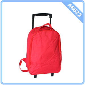 Small Fashion School Trolley Book Bag Children Kids Trolley <strong>Rucksack</strong> Backpack for Girls with <strong>Wheels</strong> - Product Image 2