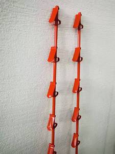 10 Station Hanging Merchandise Strips With Hooks Metal Display Clip Strips for Retail Display With Label Header - Product Image 4