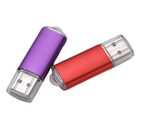 Memoria USB de Plástico Colorida con Logotipo Personalizado, Unidad Flash USB 2.0, Múltiples Capacidades, Regalo Empresarial