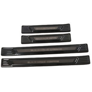 WZXD - Protectores de Umbral de Puerta de Titanio Negro para Automóvil, Placa de Protección Interior para Byd Seal 2021 2022 - Product Image 5