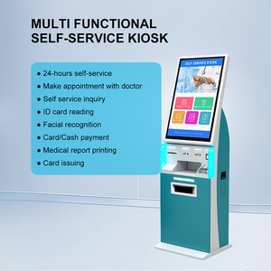 Nakit depozito notu alıcı bilet otomatı self servis a4 belge baskı kimliği kart okuyucu ile kioskta kendini kontrol - Product Image 3