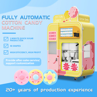 Distributeur automatique de barbe à papa intelligent à écran tactile entièrement automatique, personnalisable, 24h/24 et 7j/7, pour centre commercial, site touristique, parc d'attractions
