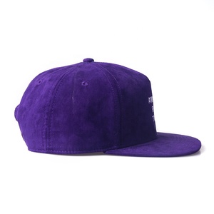 Đặt hàng trực tuyến mẫu miễn phí vải da lộn 5 Bảng điều chỉnh tùy chỉnh unisex Snapback mũ với chữ thêu - Product Image 4