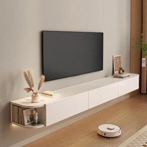 Moderno flottante bianco Console di supporto personalizzabile in legno a parete mobile alla moda nuovo Design <span class=keywords><strong>per</strong></span> il <span class=keywords><strong>soggiorno</strong></span> - Product Image 5