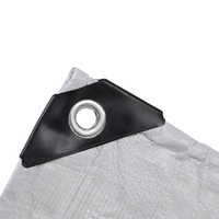 Bâche en maille PE transparente imperméable ignifuge protection UV coupe-vent tente de serre