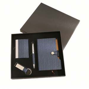 Customised Promotional Men Business Corporate Gifts <b>Set</b> Personality Key Chain With Gift Box Gift Car Leather Keychains for 4S - Product Image 5