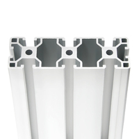Profil Aluminium Alloy Standar Eropa Seri 40120 t Slot Standar Eropa 40X120 Lubang Bunga Profil Aluminium Industri