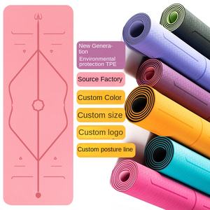 Tapete de <span class=keywords><strong>Yoga</strong></span> Ecológico Gumifan/Gumif de TPE, 6/8 mm de Grosor, 183 cm, 850 g, Suave y Cómodo, Línea Corporal, Monocromático, Doble Color, Ancho, para el Hogar - Product Image 3