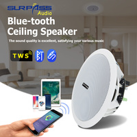 Haut-parleur encastré au plafond sans fil Bluetooth BT510 SURPASS 6,5 pouces, son stéréo home cinéma