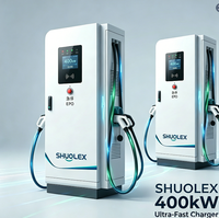 Nouveau chargeur CC TN-S à mise à la terre, étanche à la poussière et à l'eau IP55, 300 kW, refroidi par liquide, double pistolet, nœud parallèle Express