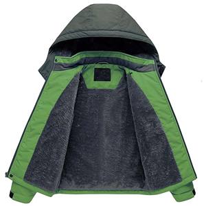 Veste d'extérieur d'hiver pour enfants Logo personnalisé Vestes de snowboard pour garçons Veste chaude avec capuche - Product Image 4