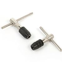 ANDUUK T-Tap Reamer, Clé à tarauder manuelle, Porte-taraud, Plaque de taraudage, Ensemble combiné de 6 pièces