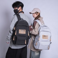 Sac à dos unisexe, nouveau, décontracté, tendance, avec inscription, pour les élèves du collège et du lycée, grande capacité, voyage, ordinateur portable, trajets quotidiens, pour garçon et fille