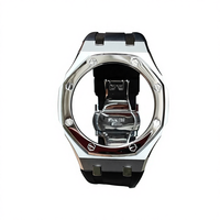 Kit de modification Xinying Premium GA2100 Casioak, bracelet et boîtier en acier inoxydable 316L, finition bicolore sablée et polie, 44 mm, multicolore