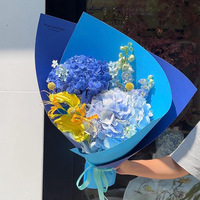 Internet Simple et épais Design papier Kraft papier Bouquet de fleurs fraîches emballage Arrangement fleur magasin matériel en gros