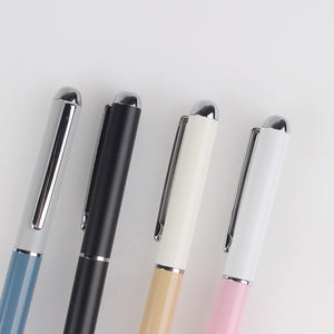 Stylos neutres au design classique, disponibles en plusieurs couleurs, pour cadeaux d'affaires en métal - Product Image 2