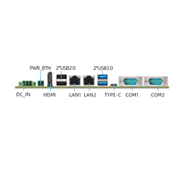 Linkleaps Neues Kompaktes Industrie-Motherboard Intel J6412/J6413 Dual Intel GbE LAN 6 COM 2 DDR4 32GB 2 M.2 9 36V DC-Eingang