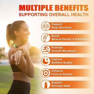 Tiktok Venta caliente Calcio Magnesio Gummies <span class=keywords><strong>D3</strong></span> <span class=keywords><strong>K2</strong></span> <span class=keywords><strong>Ca</strong></span> + 1200mg Suplemento sanitario sin azúcar Gummy Candy - Product Image 3