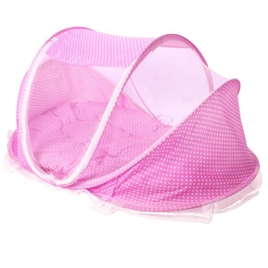 Travel Baby Crib Mosquito Net with Elastic Bottom See Through Mesh for Stroller Car Seat <b>Scratch</b> Proof Fold - Product Image 4