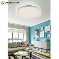 Forme ronde 18w AC220V-240V surface monté gradateur a mené le plafonnier pour la maison/hôpital/bureau/hôtel