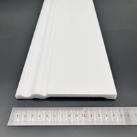 Plinthe en mousse PS en gros, moulure de sol en polystyrène haute densité, moulure murale étanche pour la décoration de bâtiments
