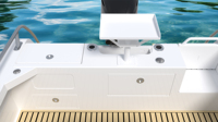 Bateau de pêche de luxe en aluminium de 21 pieds avec une console centrale à vendre comme yacht de pêche récréative en mer