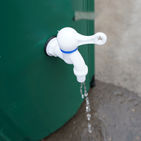 Cuve de Récupération d'Eau de Pluie Pliable CE 100L en PVC Flexible pour Irrigation de Jardin