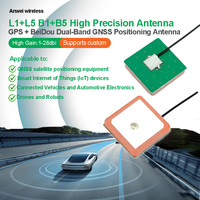 Module d'antenne céramique passive à double système GPS/BeiDou haute précision pour les dispositifs de navigation et de positionnement des véhicules