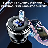Transmisor FM Bluetooth para Auto con Reproductor MP3, Doble Puerto USB, Llamadas Manos Libres y Carga para Vehículos Samsung Android