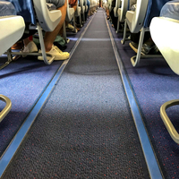 Tapis d'avion de luxe HJ de haute qualité, 80 % laine, ignifuge, tissé jacquard, avec dos antidérapant pour usage commercial