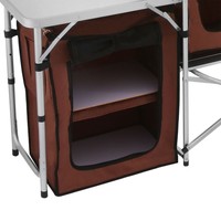 Vente en gros cuisine de jardin Portable pliable métal aluminium cuisine pliante table de camping Offres Spéciales