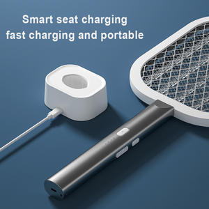 Mosquito eléctrico bate y mosquito lámpara dos modos con batería recargable mosquitos asesino - Product Image 4