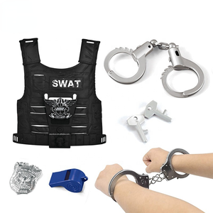 Set Gioco di Ruolo Stazione di Polizia in PVC Durevole per Bambini dai 3 Anni in Su, Unisex, con Pistole Giocattolo - Product Image 2