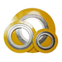 Joint spiralé métallique en acier inoxydable pour bride, joint d'étanchéité pour tuyauterie, huile, gaz, produits chimiques, haute température, épaisseur 1 mm