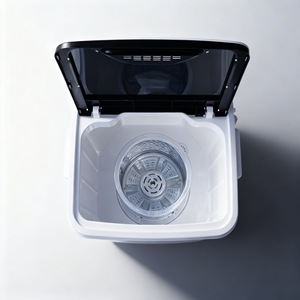 Mini <b>Top</b> <b>Load</b> <b>Washing</b> <b>Machine</b> 370x400x630mm Plastic Housing Electric Power Single Wash Function Portable Design - Product Image 3