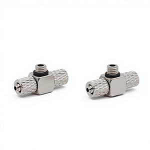Conector Rápido Miniatura Tipo Pagoda PT PL4-M5 PC4/6-M3-M4-M5-M6 Conexión en T Piezas Neumáticas PB - Product Image 5