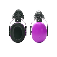 Protection auditive professionnelle à vente chaude, 31 dB, casque détachable et casque de chantier, matériaux en PVC, protège-oreilles réutilisables