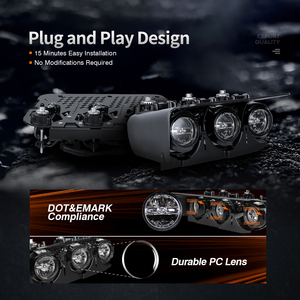 Bộ đèn sương mù LED phía trước dành cho <span class=keywords><strong>Ford</strong></span> Bronco 2021-2025, đèn sương mù hiệu năng cao lắp ráp mô-đun, đèn chiếu sáng cản trước dành cho phụ kiện <span class=keywords><strong>Ford</strong></span> Bronco - Product Image 4