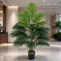 Plante artificielle réaliste en pot Areca, fausse verdure pour salon intérieur, ornement de maison, décoration