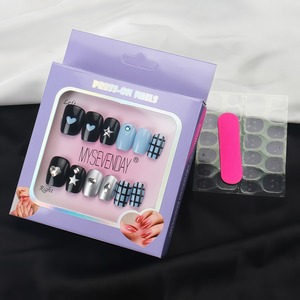 <span class=keywords><strong>Faux</strong></span> <span class=keywords><strong>ongles</strong></span> à presser de taille moyenne, couleur <span class=keywords><strong>beige</strong></span> crème brillante, couvrance totale, réutilisables, en acrylique, pour la vente en gros de produits de beauté - Product Image 6