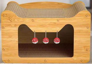 Shengfeng Hot Selling Foldable Cat Scratcher <b>Nests</b> Sleeping <b>Beds</b> Cat Scratching Board Pet Supplies - Product Image 5