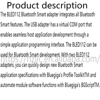 Ilicon-abs para dispositivos inux, ndroid y indows, 112 BLED112-V1