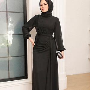 ชุดอาบายาสีขาวสำหรับผู้หญิงชุดมุสลิมสไตล์แฟชั่นใหม่ชุดอาบายาอิสลามมุสลิม - Product Image 2