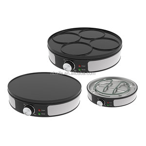 Aifa <span class=keywords><strong>2</strong></span> en 1 Plaque réversible Mini crêpière électrique avec <span class=keywords><strong>plaques</strong></span> détachables 12 pouces 30 cm Crêpière électrique - Product Image 1