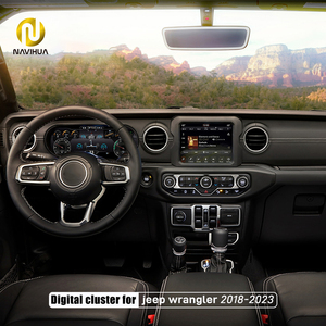 Tableau de bord numérique NaviHua 12,3 pouces pour Jeep Wrangler JL 2018-2023, nouvel écran LCD, tachymètre, cockpit virtuel - Product Image 6