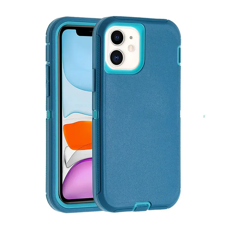 Shock-Resistant Anti-Drop Case with Stand Kickstand Mobile Phone Shell Defender Hard Cover for Apple iPhone 13 13 Pro 12 11 Xs