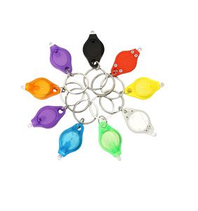 OEM Custom Mini UV 395-400nm Light <b>LED</b> <b>Flashlight</b> Keychain Dual ON/OFF Modes Plastic Stainless Steel Custom Logo Multi-color - Product Image 3