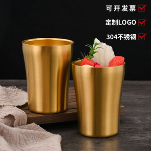 Gobelet isotherme en acier inoxydable 304 à double paroi, isolé sous vide, pour les fêtes d'enfants, disponible en couleur or et argent - Product Image 4